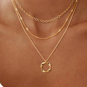 Layered Gold Necklaces for Women, Stackable Dainty *NEW*
